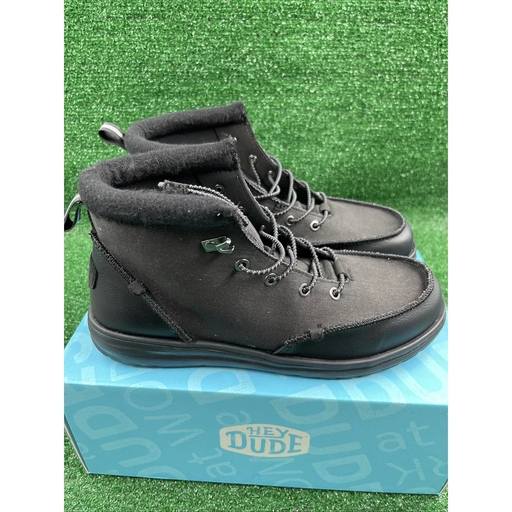 Hey Dude Bradley Work CE Boot Black Mens Size 9 New In Box
